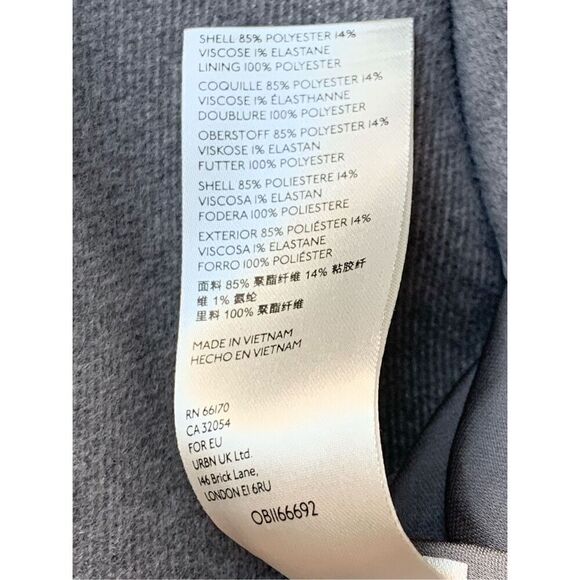 FREE PEOPLE Gray Double Breasted Hannah Slouchy Blazer Coat - Picture 14 of 14